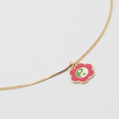 Cherry Blossom Chill Flower Chain Necklace