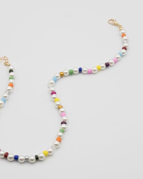 Circus Beaded Chain Necklace