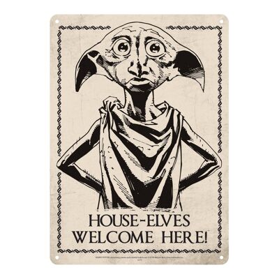 Tin Sign Sign - Harry Potter (Dobby)