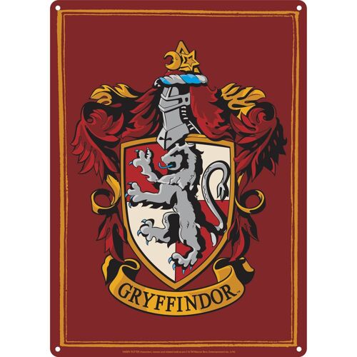 Tin Sign Sign - Harry Potter (Gryffindor)