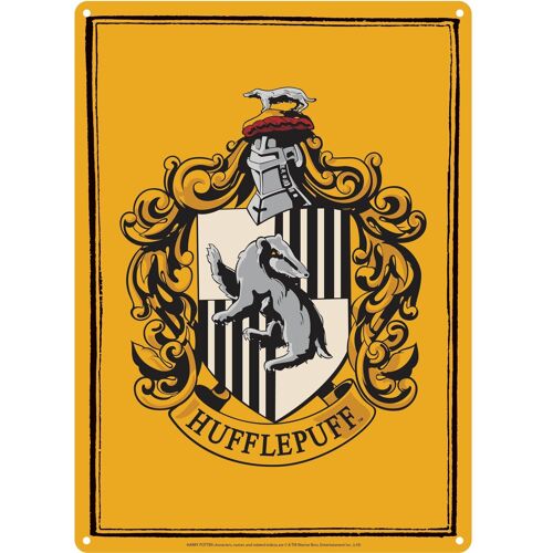 Tin Sign Sign - Harry Potter (Hufflepuff)