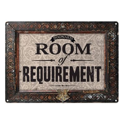Tin Sign Sign - Harry Potter (Room Of Requirement)