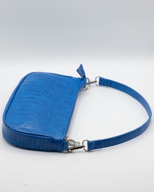 Indigo Blues Shoulder Baguette Bag