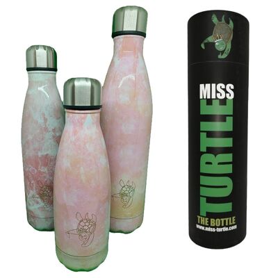 Insulated Water Bottle - Delicate Pink Marble - 350ml