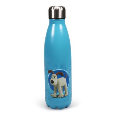 Water Bottle Metal (500ml) - Wallace & Gromit (Gromit)