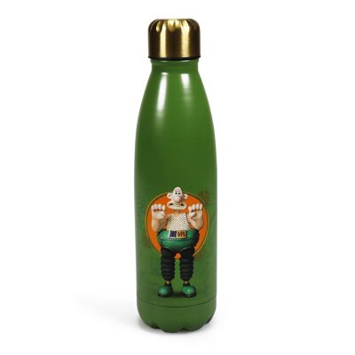 Water Bottle Metal (500ml) - Wallace & Gromit (Wallace)