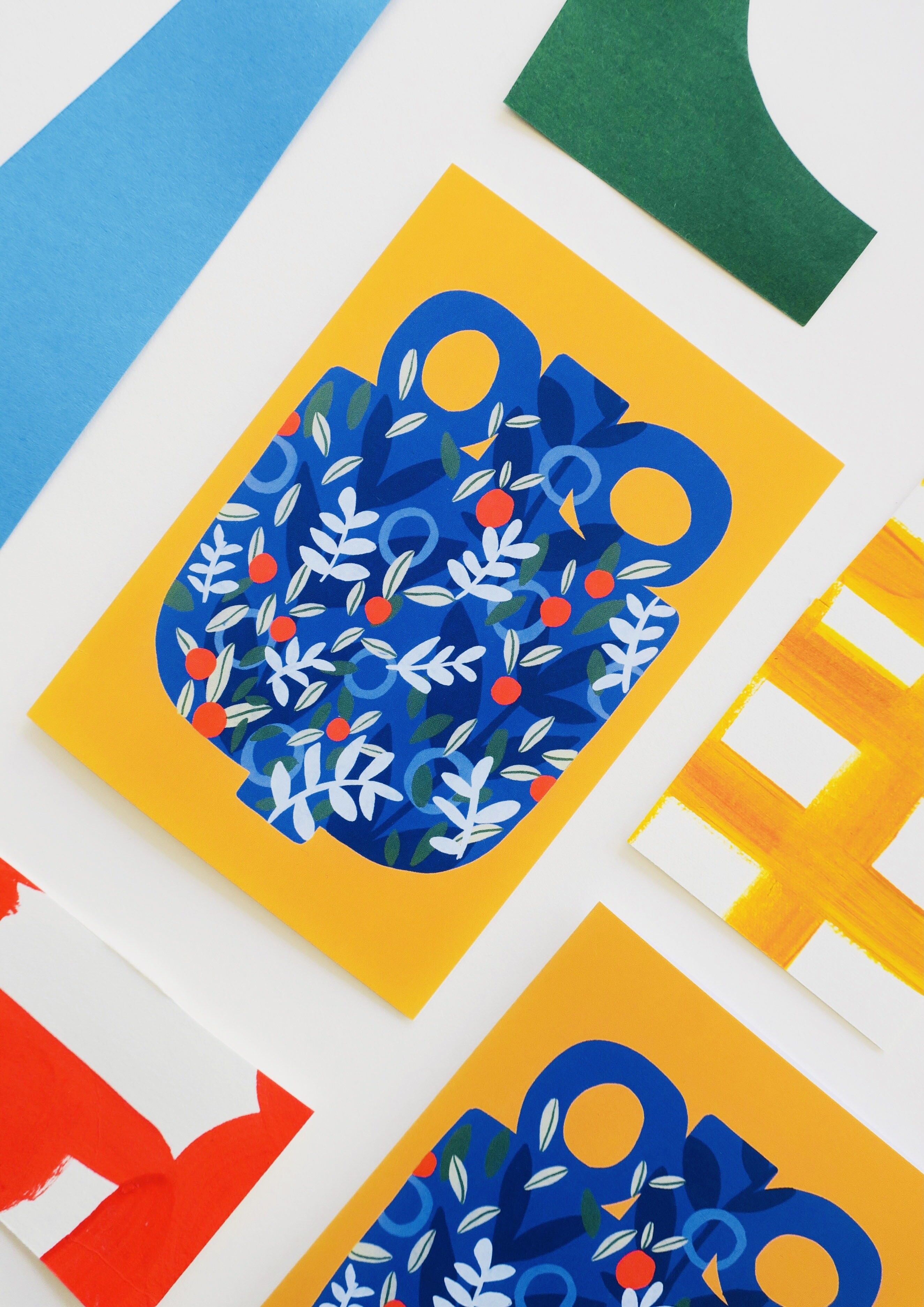 Cartolina Ulivo in ceramica