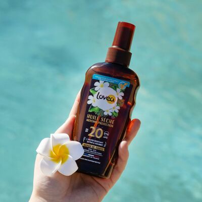 Dry Oil SPF 20 - Medium Body Sun Protection - Monoi De Tahiti - UVA/UVB Protection