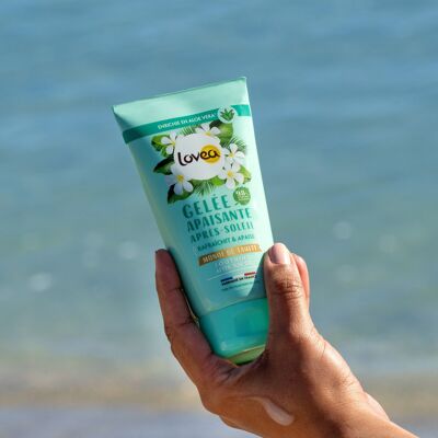 Soothing After-Sun Jelly - Face & Body - Monoï De Tahiti & Aloe Vera - 98% Of Natural Origin - Without Coloring