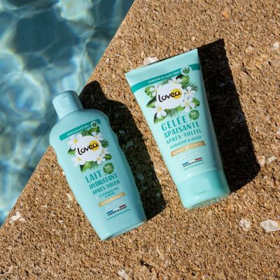 Gelée Apaisante Après-Soleil- Visage & Corps - Monoï De Tahiti & Aloe Vera - 98% D'Origine Naturelle - Sans Colorant