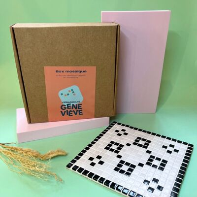 Mosaic box: create your trivet - set of 5