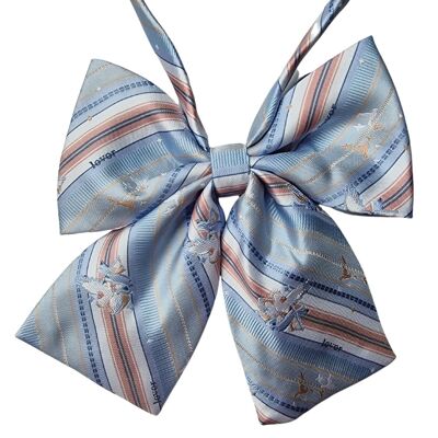 White Doves Necktie Bow