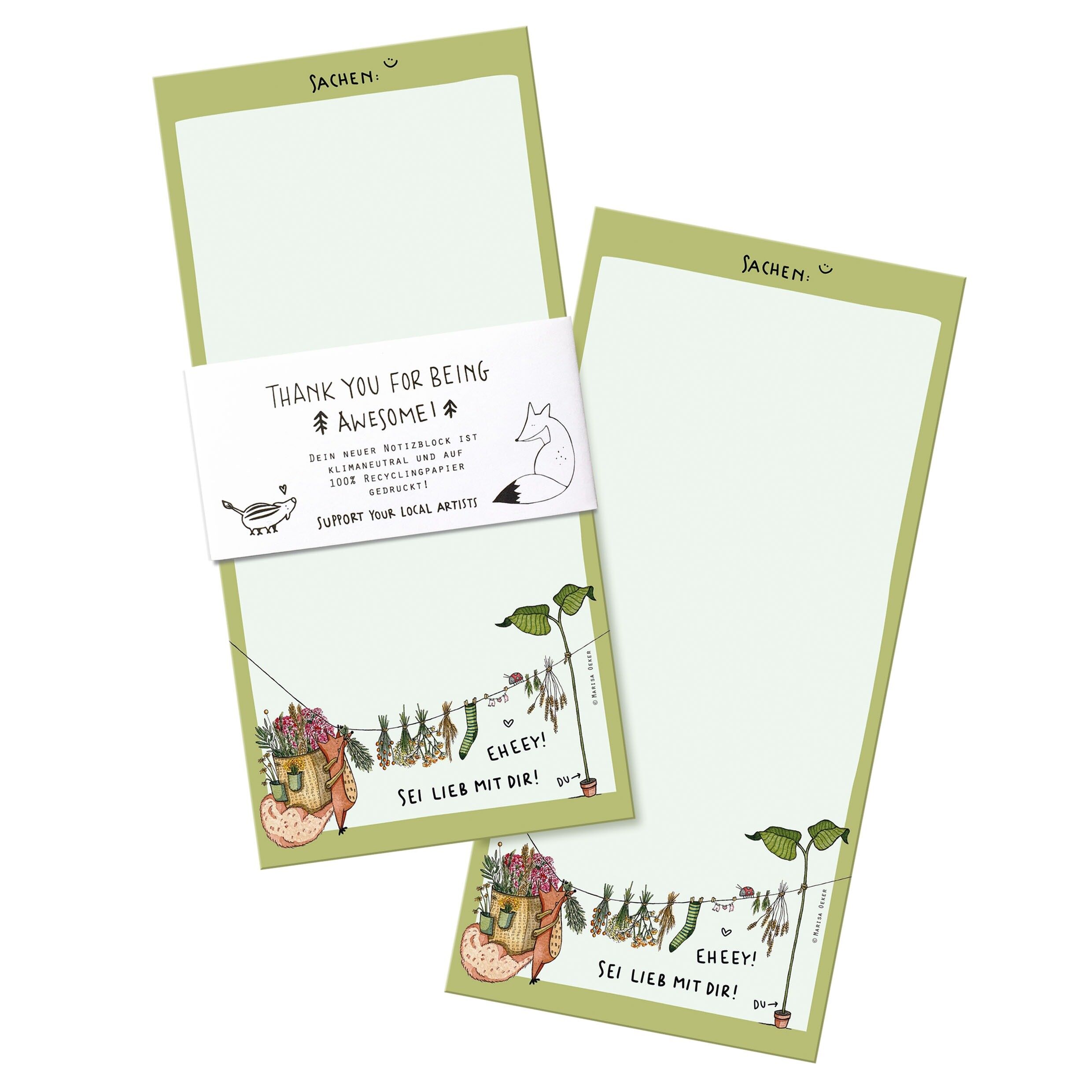 Blocco note "Sii gentile"