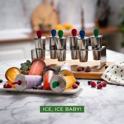 ECO Ice Pops 6C - ice molds for 6 popsicles