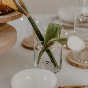 Vase en verre petit Love (PU = 6 pièces) 4