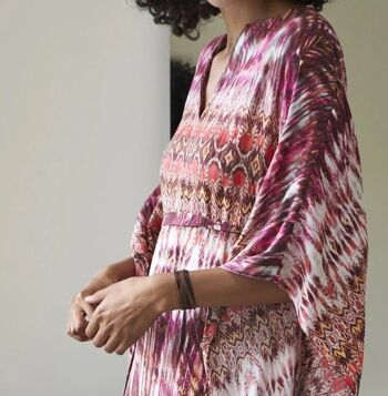 Robe femme | style afrique | violet | robe de plage 4