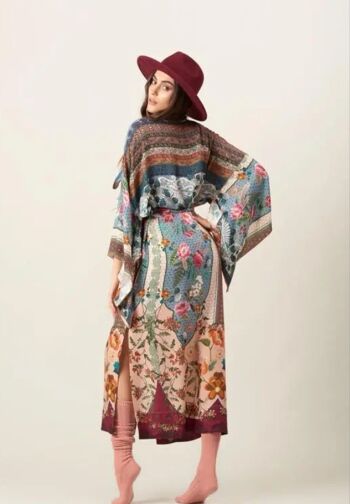Kimono femme | style bohème | rouge | robe de plage 1