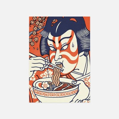 Postal "Kabuki Ramen" - tamaño A6