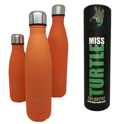 Insulated Water Bottle - Orange No Fuss - 500ml