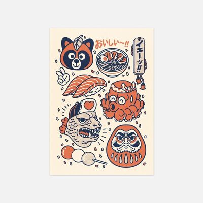 Postkarte "Nihon" - Größe A6