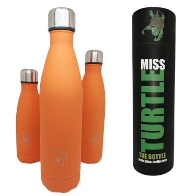 Insulated Water Bottle - Orange No Fuss - 750ml