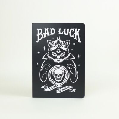 Carnet de notes "Bad Luck"  (64 pages)