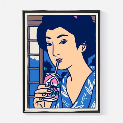 Poster "Momo Juice" (Siebdruckformat 30x40cm)