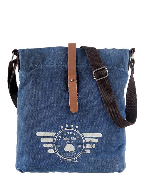 Vintage Aviator Shoulderbag blue 5894-27