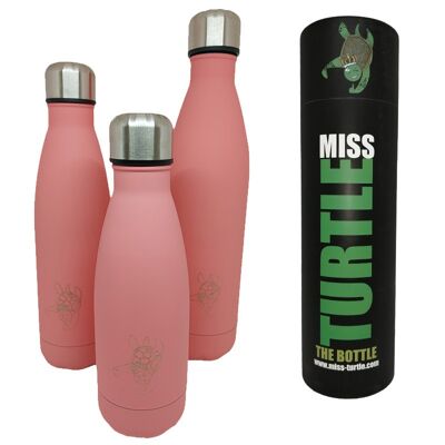 Isolierte Wasserflasche - Pink No Fuss - 350ml