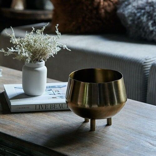 Allora Brass Planter - Abigail Ahern