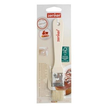 Pinceau de cuisine et de pâtisserie 18,5 cm en poils de porc Zenker Smart Pastry 3