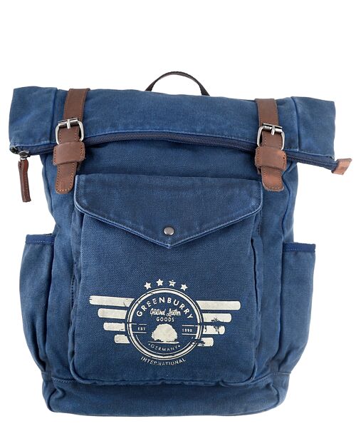 Vintage Aviator Backpack blue 5897-27