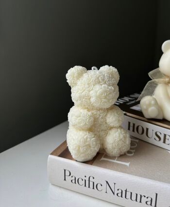 Bougie Teddy bears crème 1