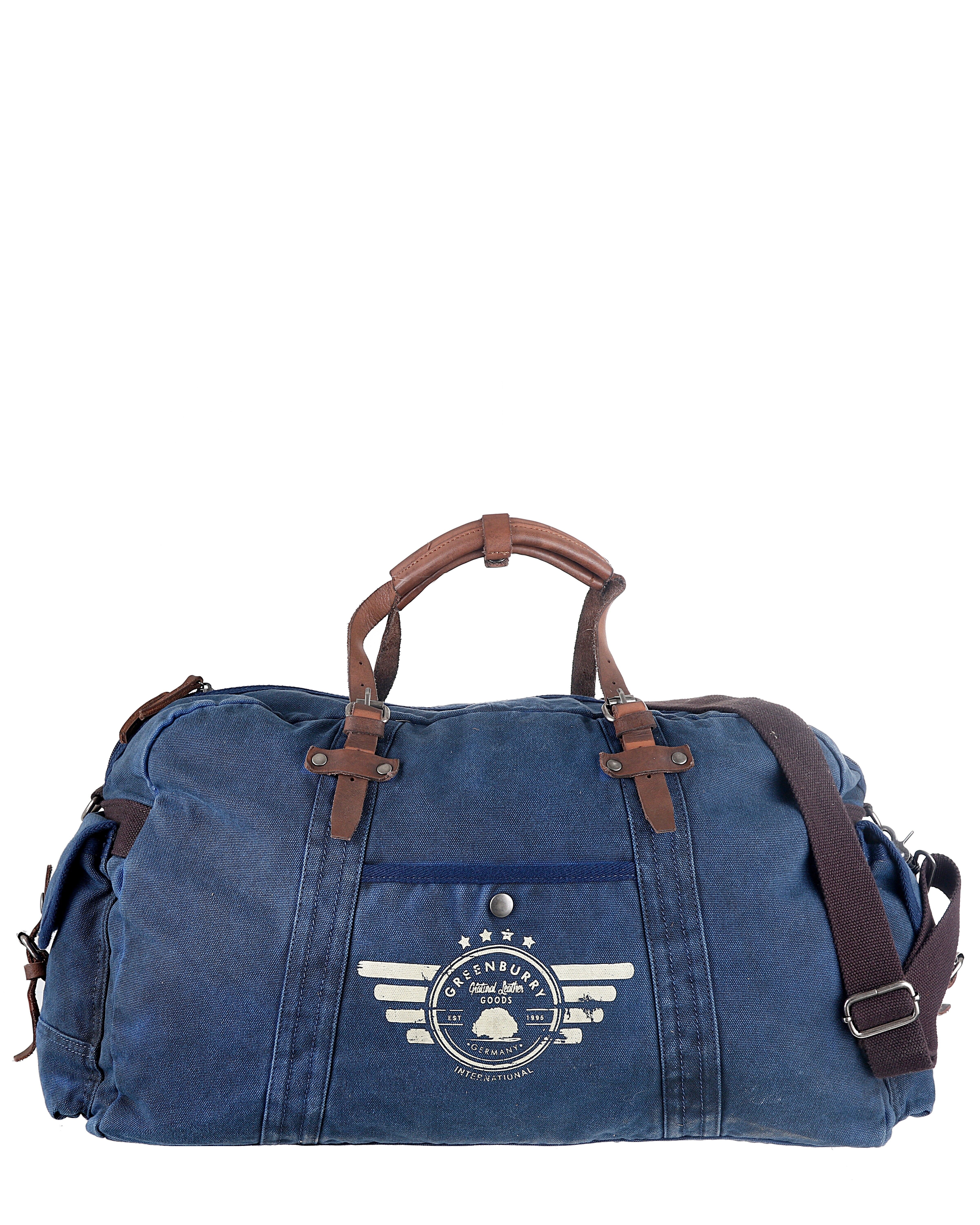Borsa da viaggio vintage Aviator blu 5899-27