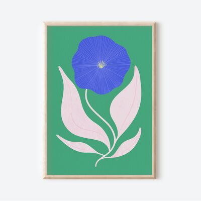 Abstract Flower, Floral Art Print