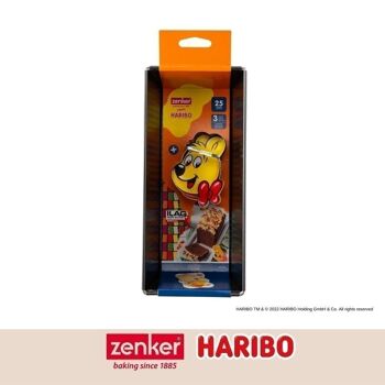 Moule à cake 25 cm avec emporte-pièce Zenker Haribo 3
