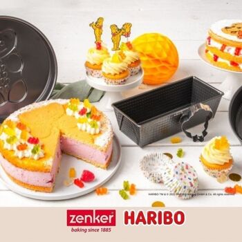 Moule à cake 25 cm avec emporte-pièce Zenker Haribo 4