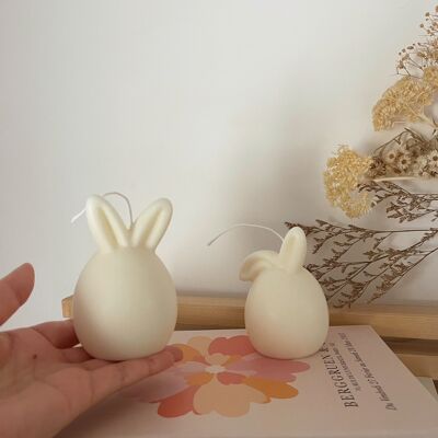 Rabbit ears egg candle