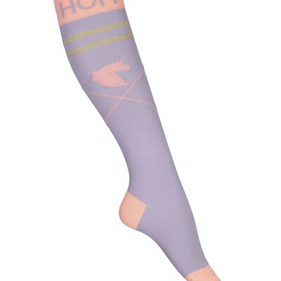 HoH Long Lavender Unicorn Socks