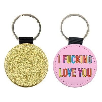 Keyrings 'I Fucking Love You In Hand Dra