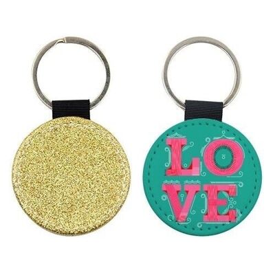 Keyrings 'LOVE Typography'