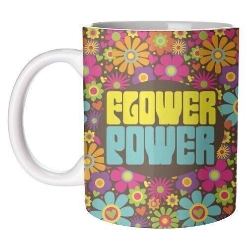 Tazas 'Ilustraciones Flower Power'