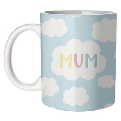 Mugs 'For Mum: as lovely as a fluffy clo