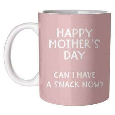 Mugs 'For Mum: can I have a snack now?'