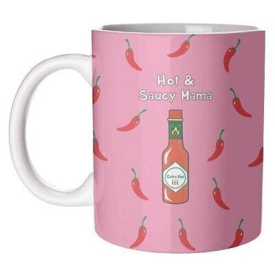 Tazas 'Hot & Saucy Mama'