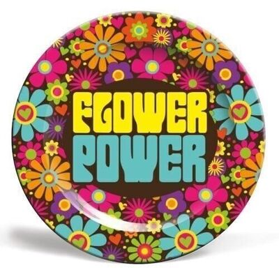 Plates 'Flower Power Artwork'