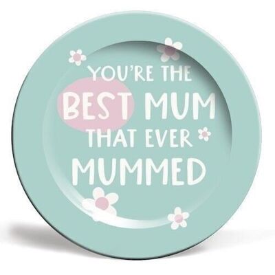 Plates 'For Mum: meilleure maman que jamais Mumm