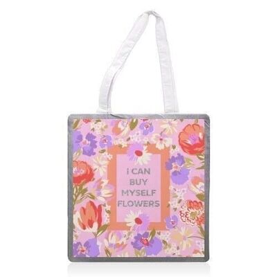 Tote bags 'PUEDO COMPRARME FLORES'