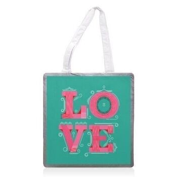 Tote bags 'LOVE Typographie' 1