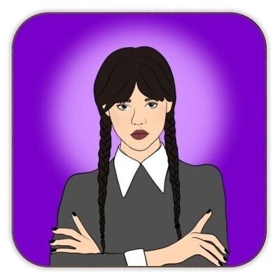 Coasters 'Wednesday Addams' by Eloise